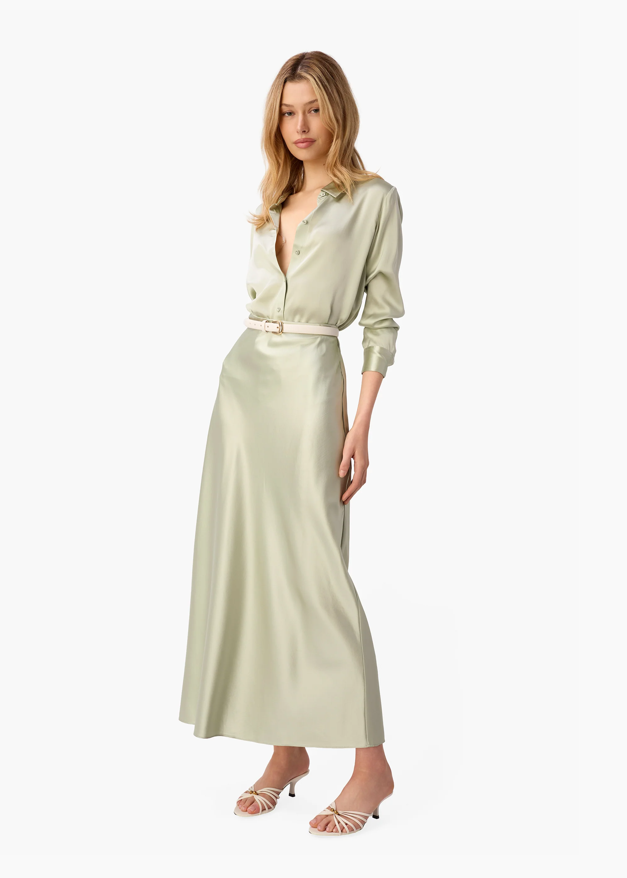 Aviva Maxi Skirt Sea Glass - Image 3
