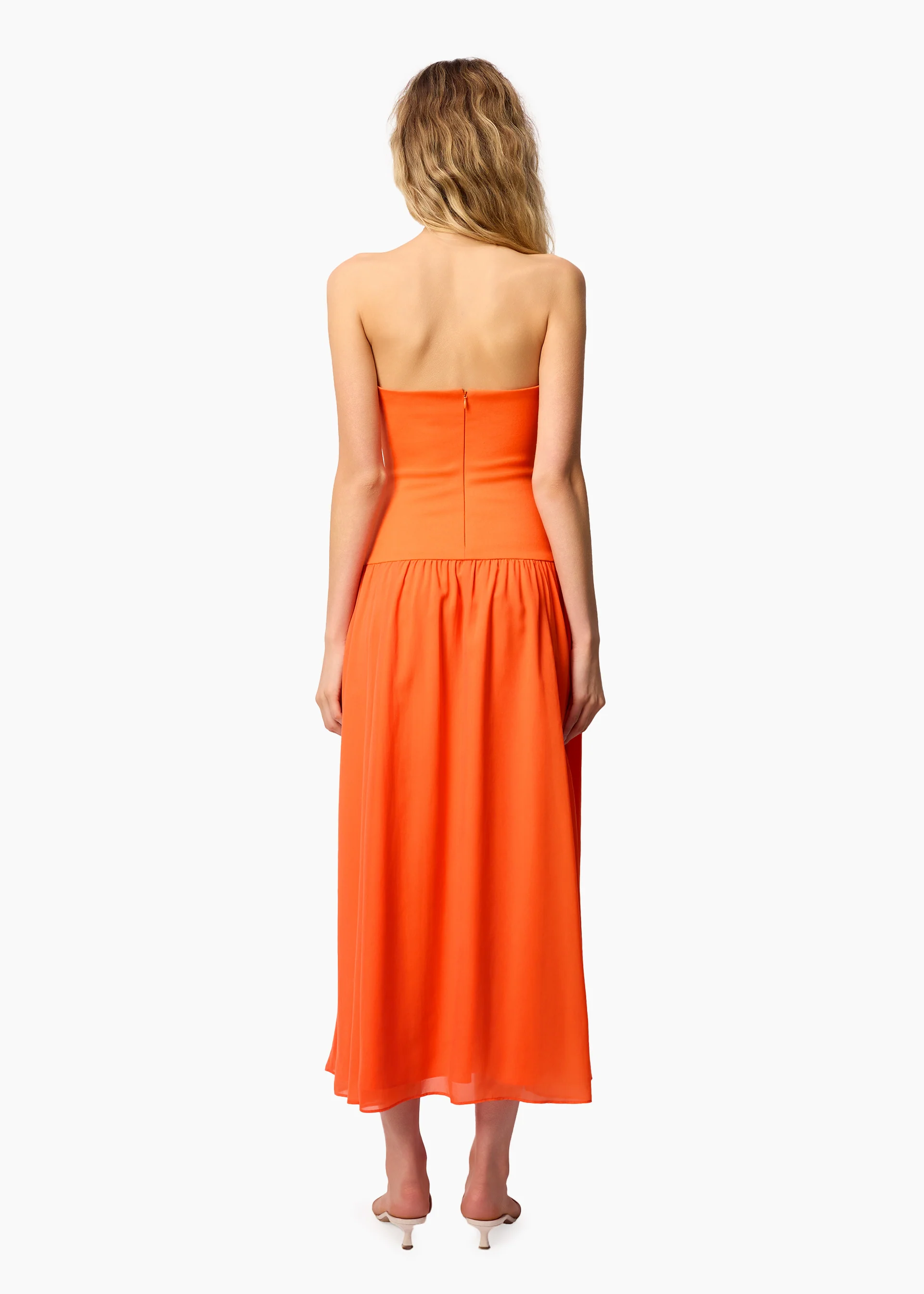 Bari Strapless Dress Clementine - Image 5