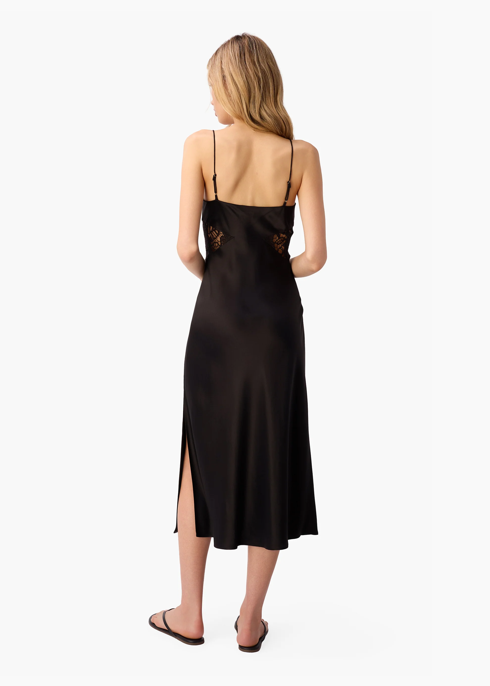 Carli Midi Dress Black - Image 5