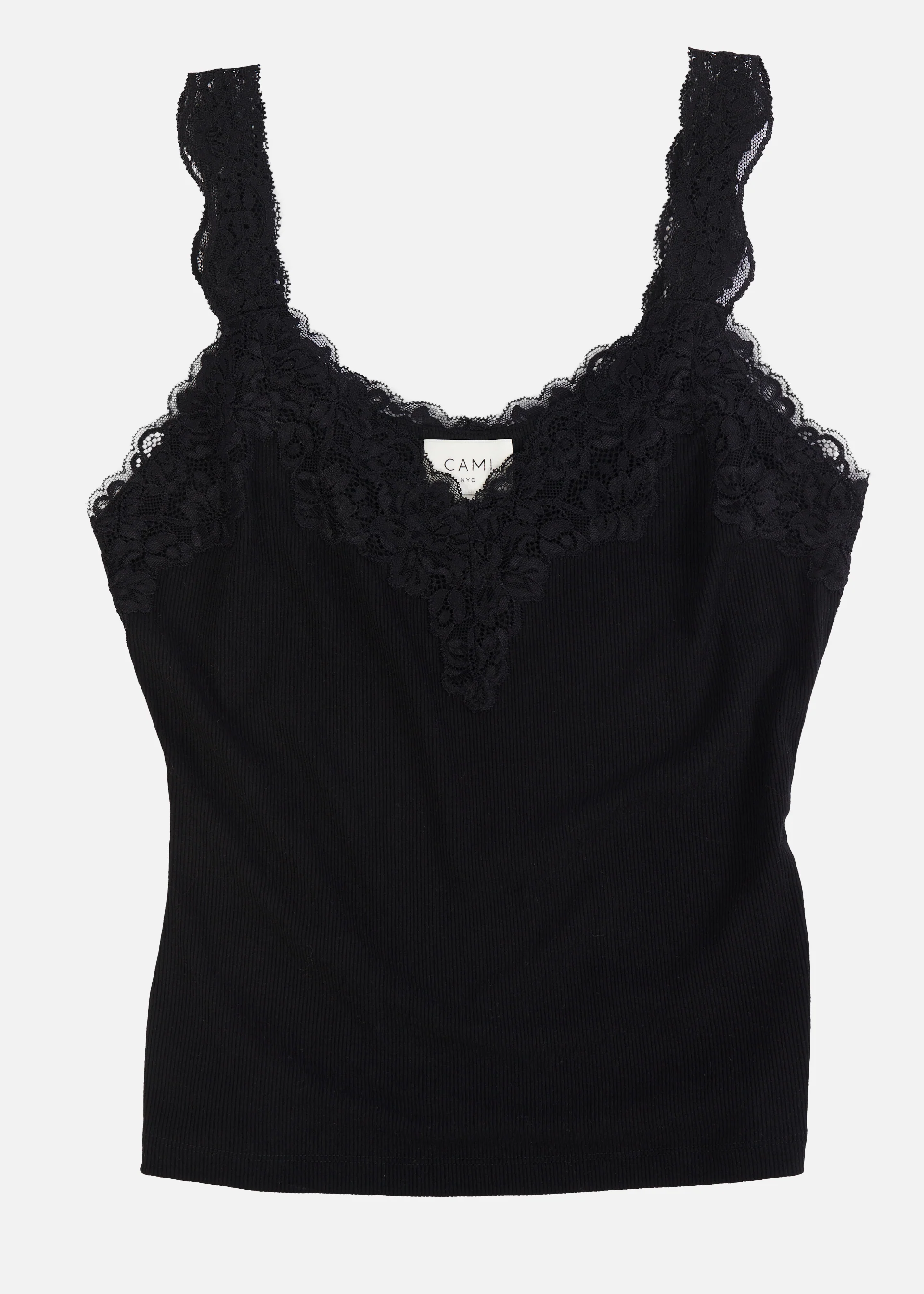 Lani Rib Knit Tank Black - Image 5