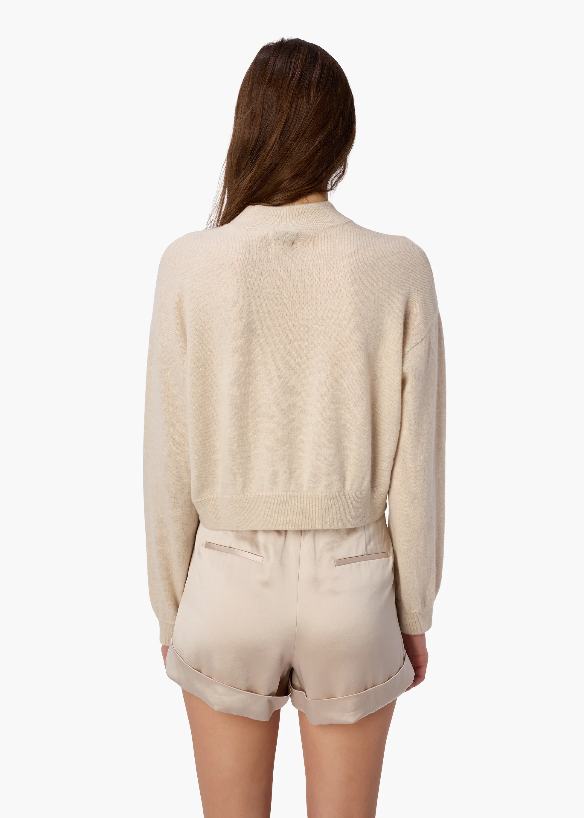 Marcela Cashmere Cardigan Bone - Image 5