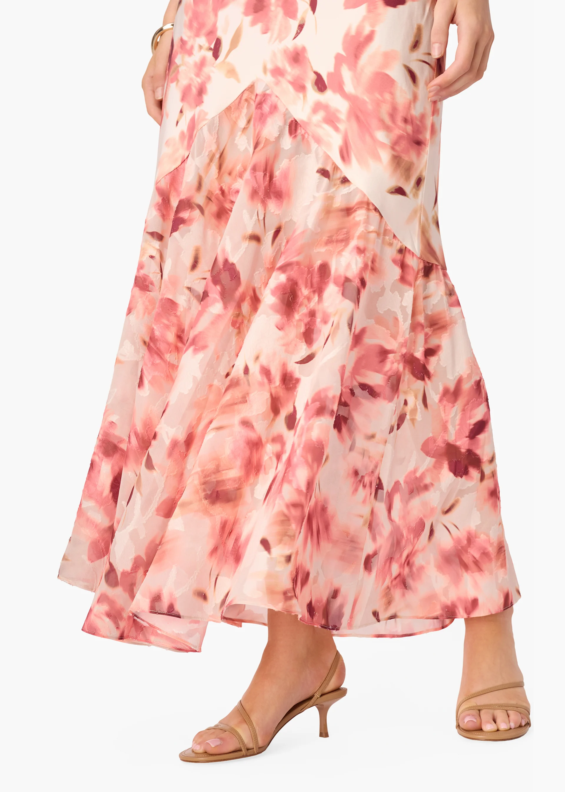 Maristela Strapless Burnout Dress Florescence - Image 3