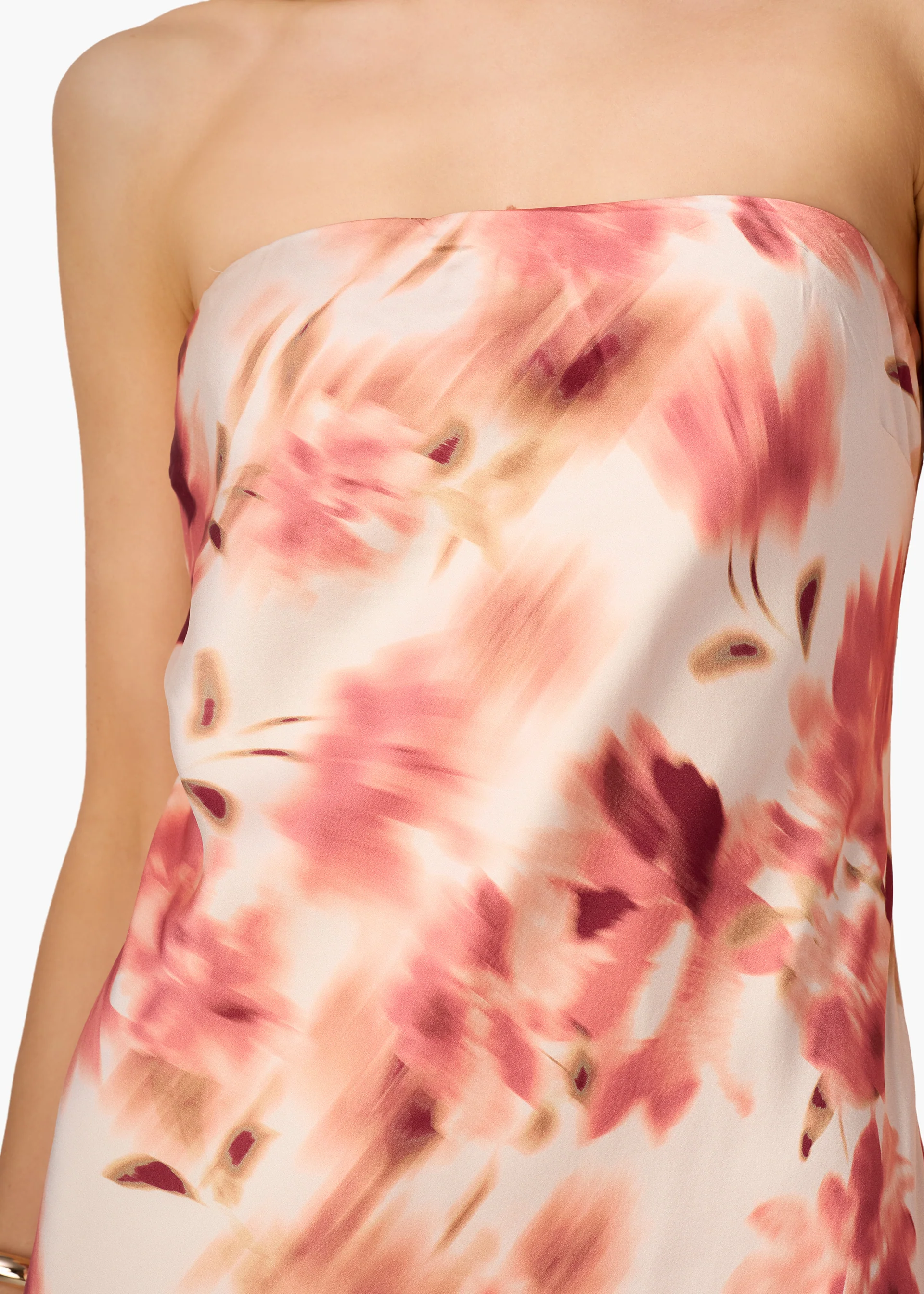 Maristela Strapless Burnout Dress Florescence - Image 4