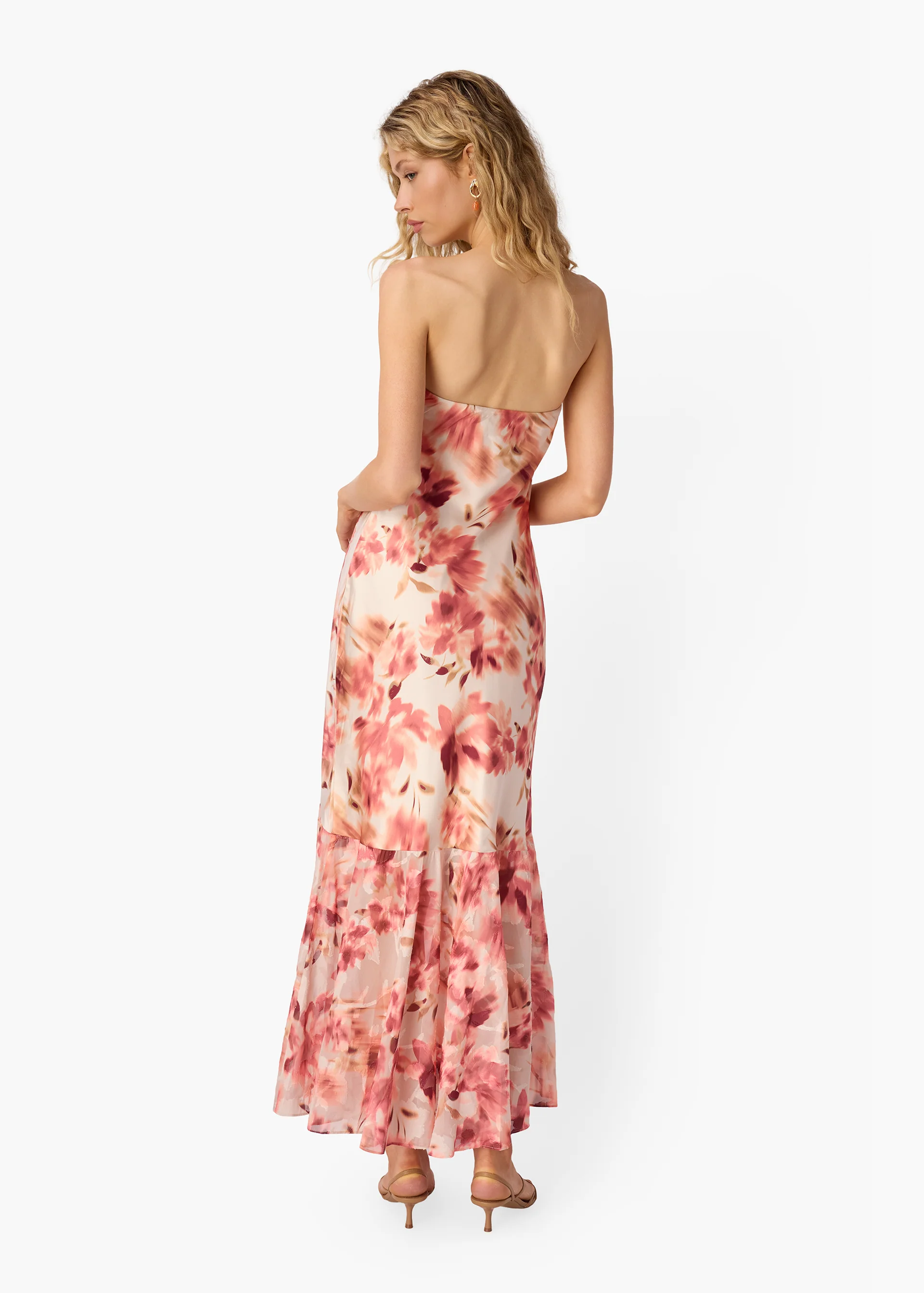 Maristela Strapless Burnout Dress Florescence - Image 6