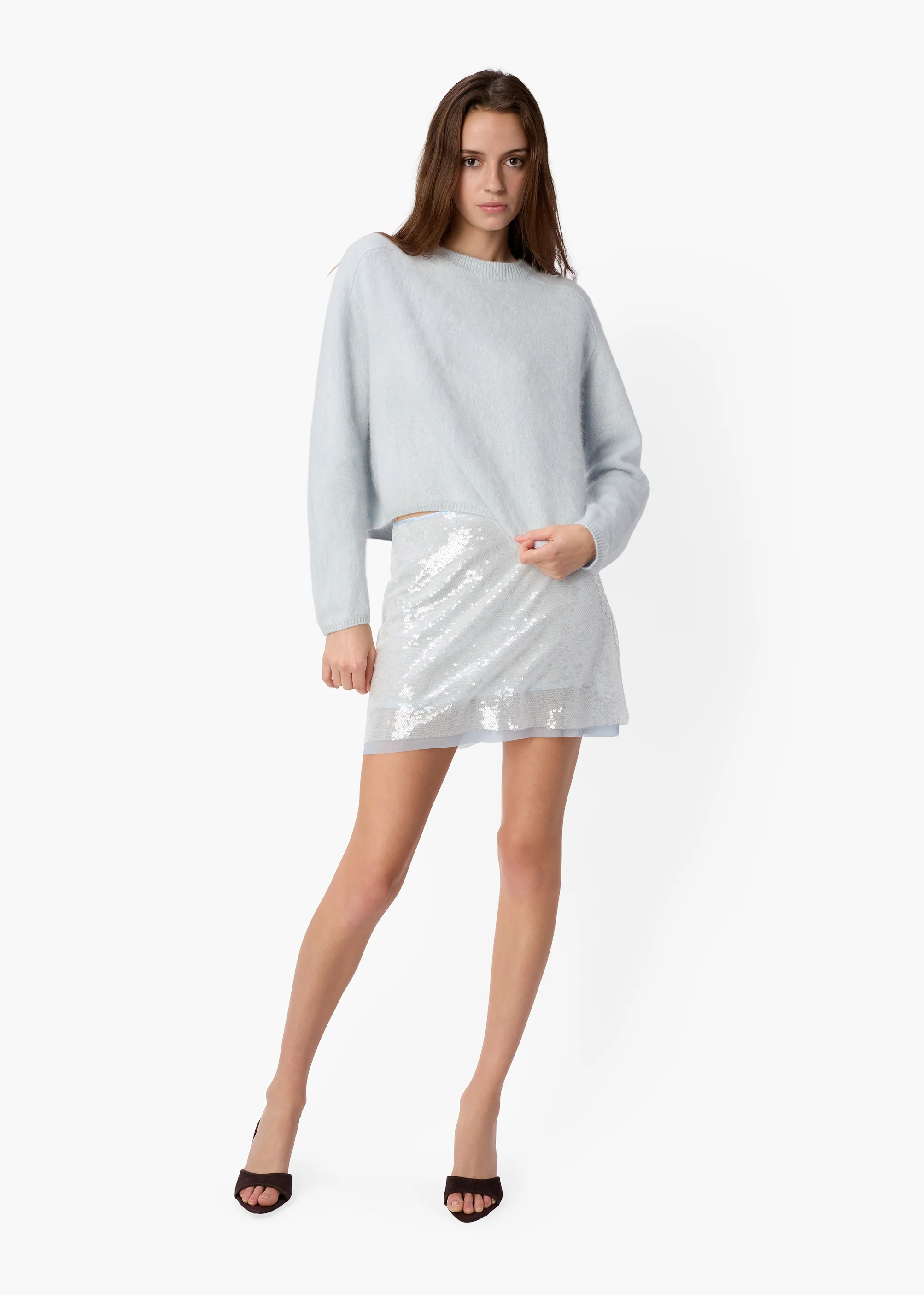 Niall Cashmere Sweater Mint - Image 3