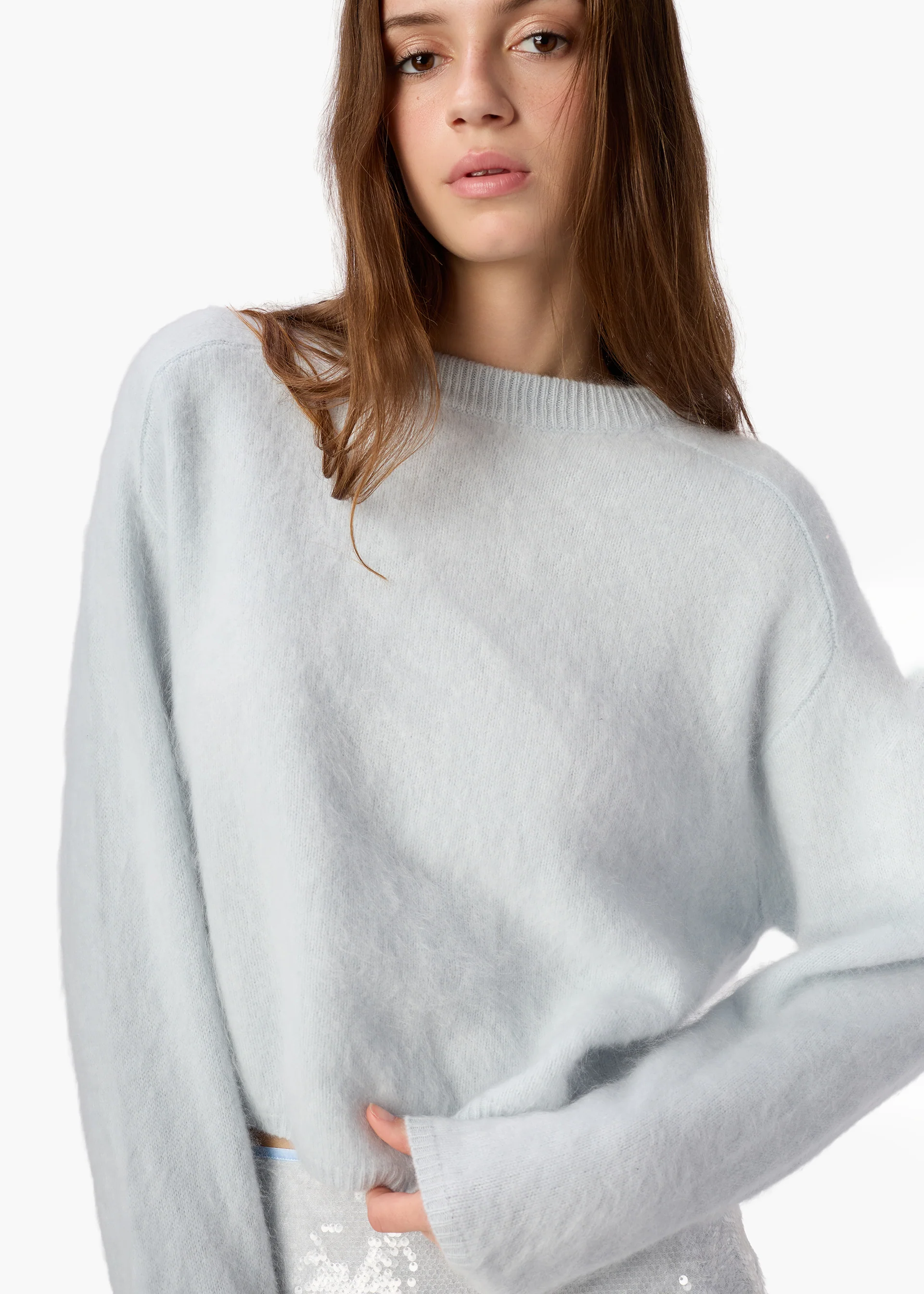 Niall Cashmere Sweater Mint - Image 5