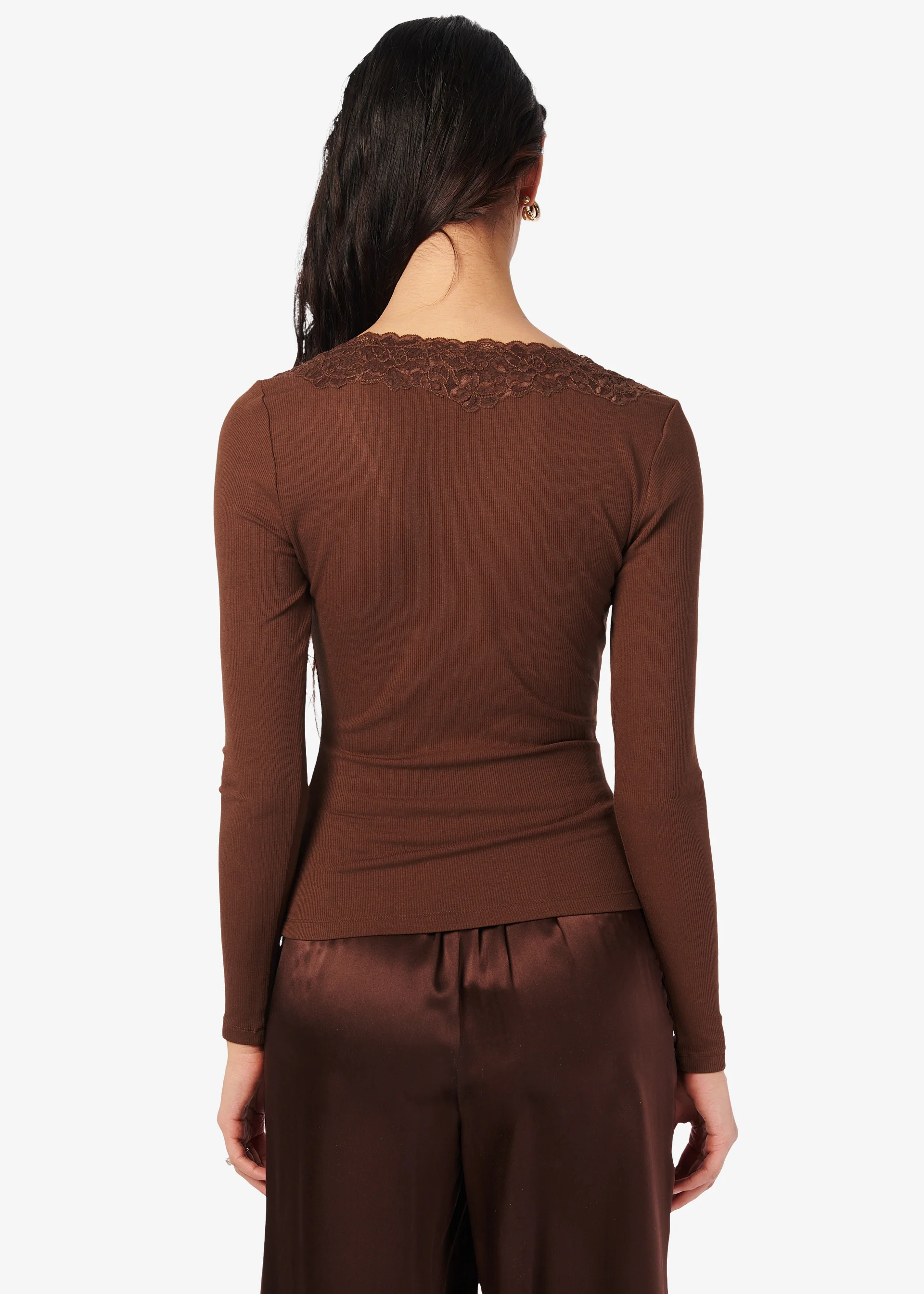 Rooney Rib Knit Top Malt - Image 3