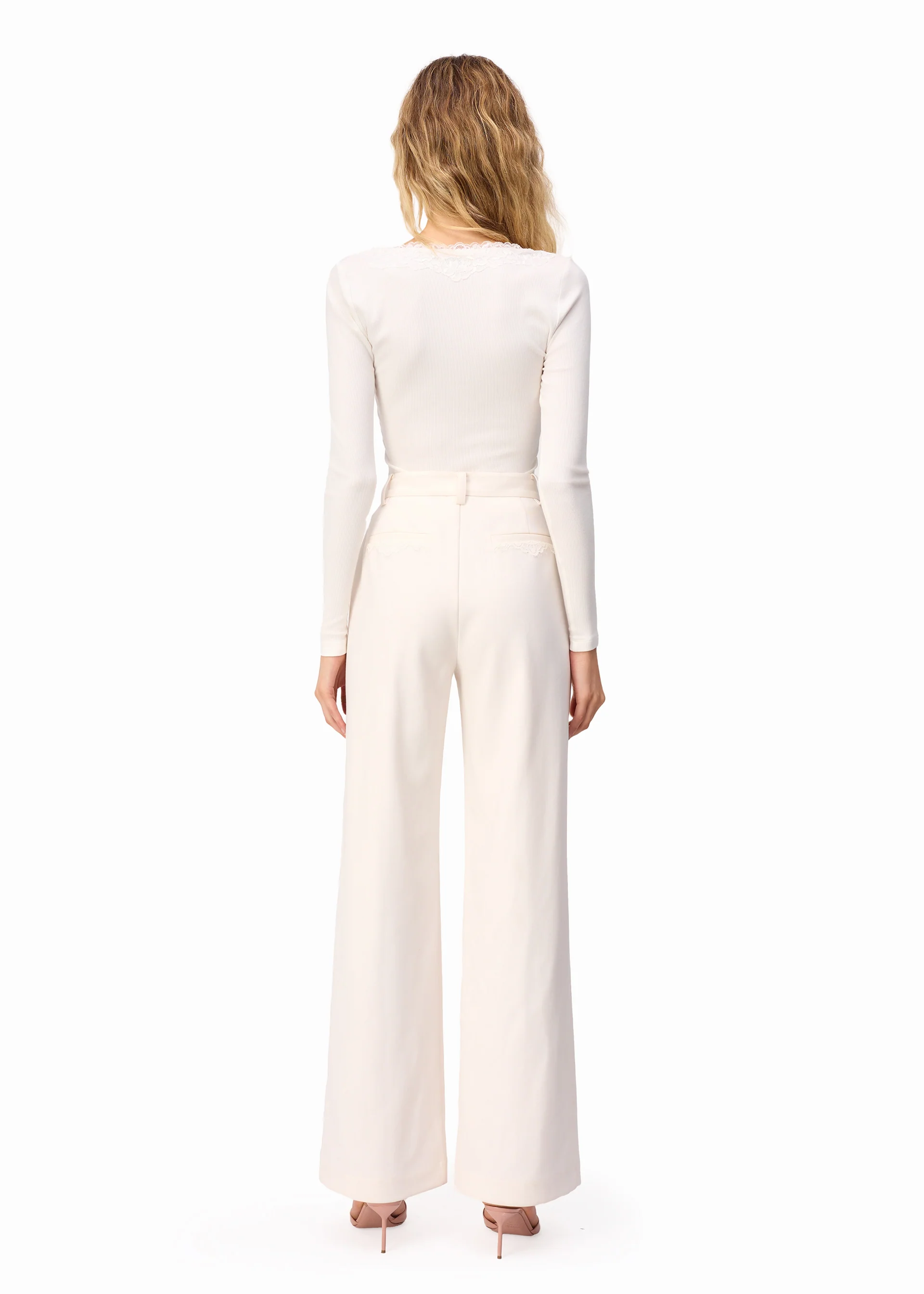 Rooney Rib Knit Top White - Image 5