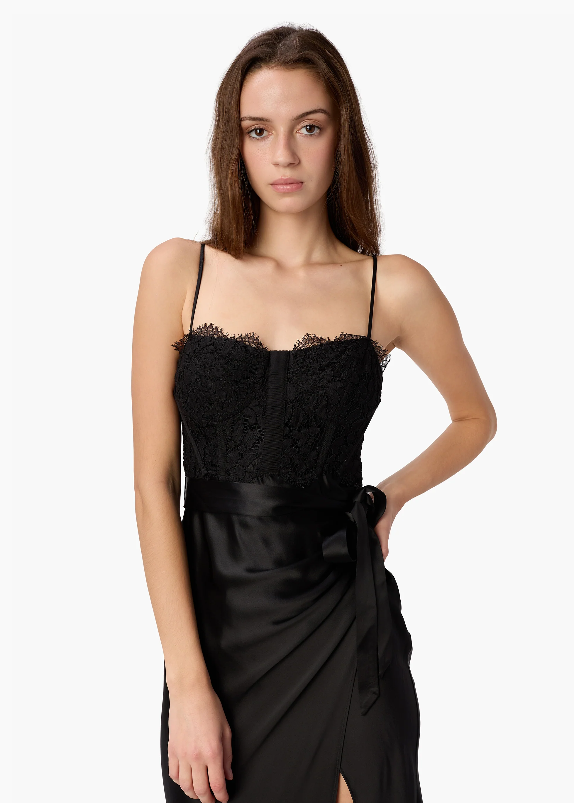 Tricia Corset Dress Black - Image 3