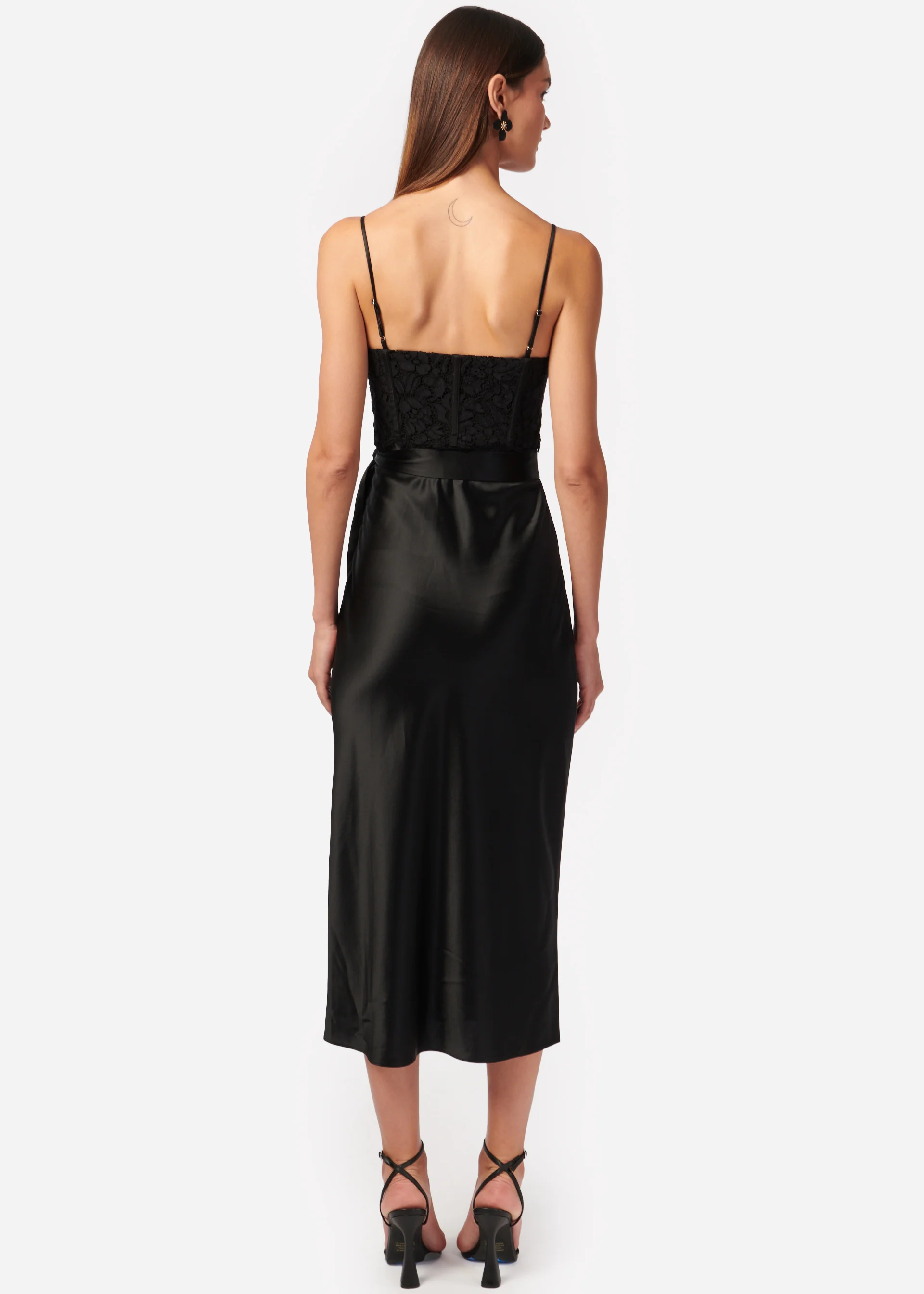 Tricia Corset Dress Black - Image 4