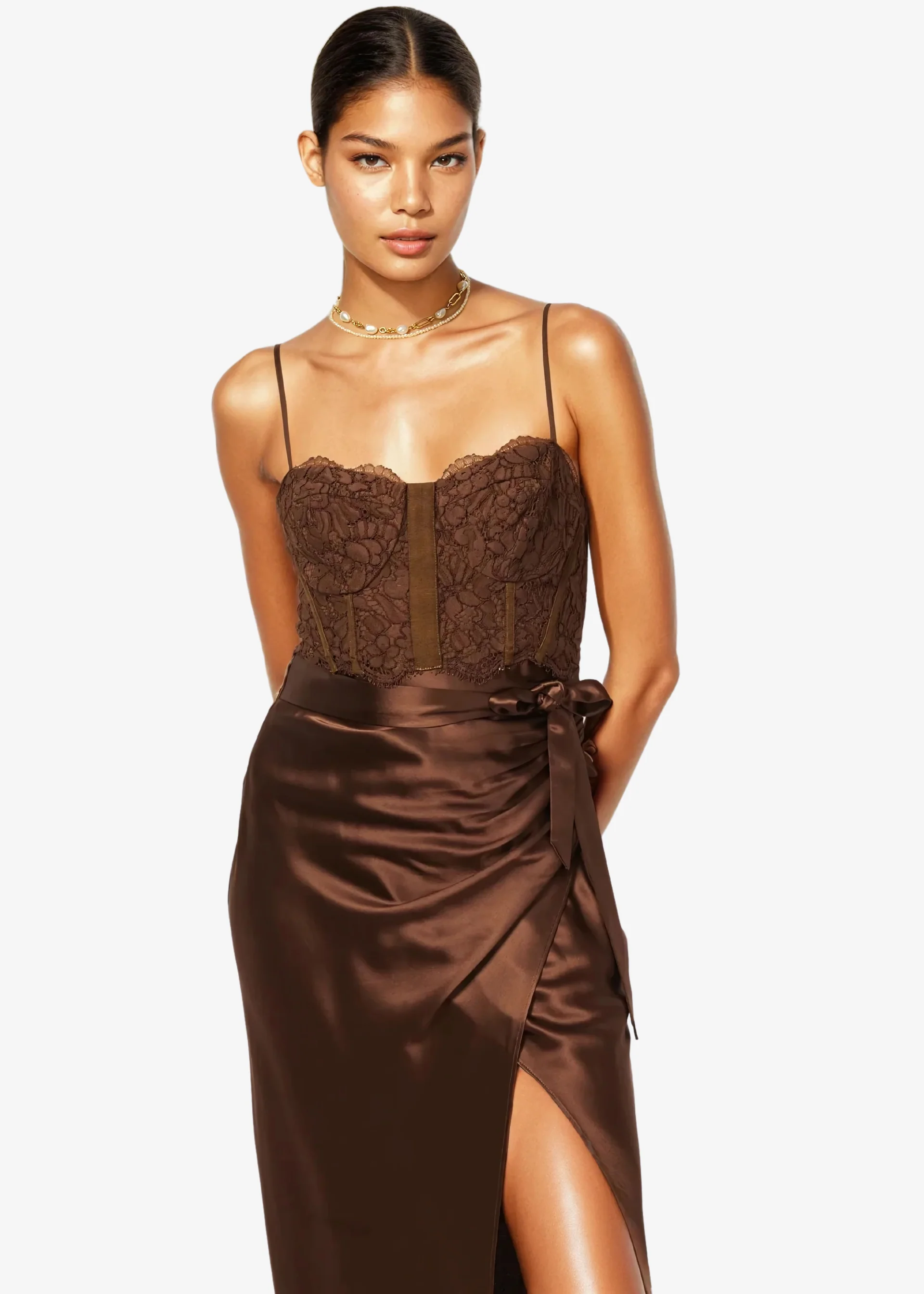 Tricia Corset Dress Chicory - Image 3